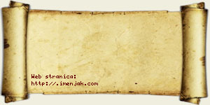 Nadja Šakić vizit kartica